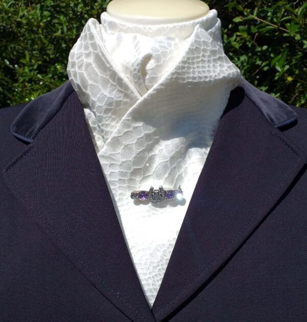 self tie stock tie