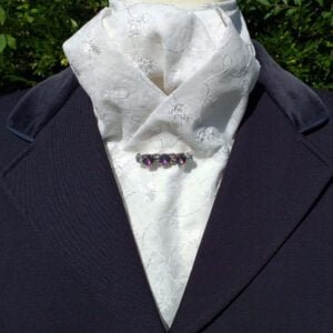 embroidered pre tied stock tie